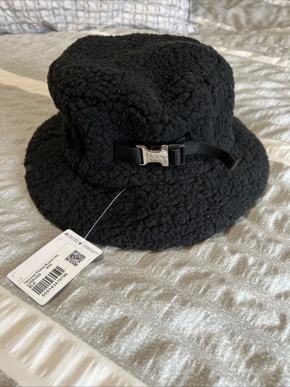 Lululemon Fleece Bucket Hat Black S/M